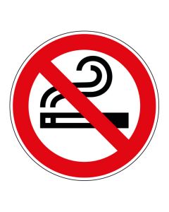 Verbotszeichen Rauchen verboten · Aufkleber | Schild | Magnetschild | Aufkleber stark haftend | Aluminiumschild selbstklebend | Fußbodenaufkleber