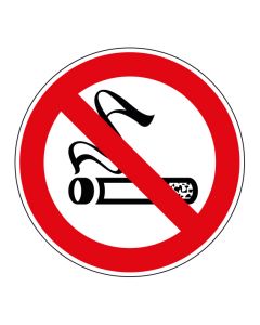 Verbotszeichen Rauchen verboten · Aufkleber | Schild | Magnetschild | Aufkleber stark haftend | Aluminiumschild selbstklebend | Fußbodenaufkleber