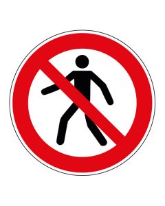 Verbotszeichen Für Fußgänger verboten · ISO 7010 P004