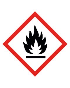 GHS Gefahrensymbol Flamme, entzündbare Stoffe · Aufkleber | Schild | Magnetschild | Aufkleber stark haftend | Aluminiumschild selbstklebend | Fußbodenaufkleber