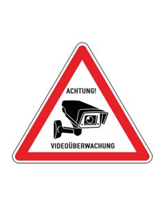 Hinweiszeichen Videoüberwachung TYP 23 · Aufkleber | Schild | Magnetschild