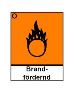 Gefahrstoffzeichen · Aufkleber | Schild | Magnetschild · brandfördernd Hazard_O (Piktogramm+Text)