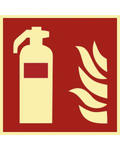 Brandschutzzeichen · Aufkleber | Schild | Magnetschild · Feuerlöscher · lang nachleuchtend
