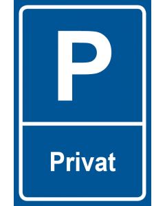 Parkschild Privat · Aufkleber | Schild | Magnetschild