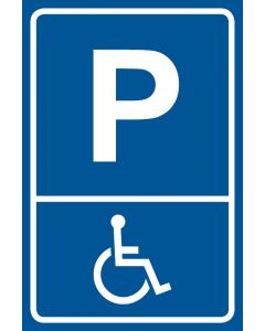Parkschild Behindertenparkplatz · Aufkleber | Schild | Magnetschild