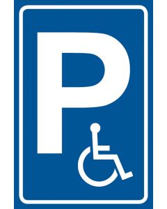Parkschild Nur für Behinderte
