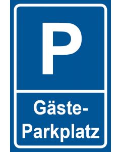 Parkschild Gästeparkplatz · Aufkleber | Schild | Magnetschild