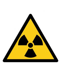 Warnzeichen Warnung vor radioaktiven Stoffen oder ionisierenden Strahlen · ISO 7010 W003