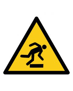 Warnzeichen Warnung vor Hindernissen am Boden · ISO 7010 W007