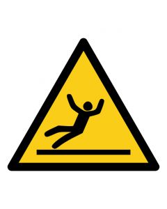 Warnzeichen Warnung vor Rutschgefahr · ISO 7010 W011 · Aufkleber | Schild | Magnetschild | Aufkleber stark haftend | Aluminiumschild selbstklebend | Fußbodenaufkleber