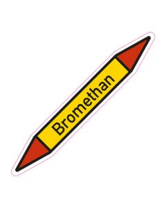 Rohrleitungskennzeichnung Bromethan