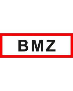 Feuerwehrzeichen BMZ · Aufkleber | Schild | Magnetschild | Aufkleber stark haftend | Aluminiumschild selbstklebend | Fußbodenaufkleber