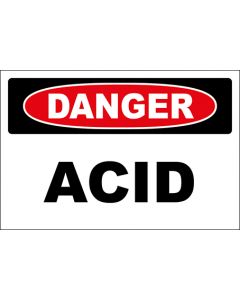 OSHA Hinweisschild Acid Danger | Aufkleber · Magnetschild · Aluminium-Schild