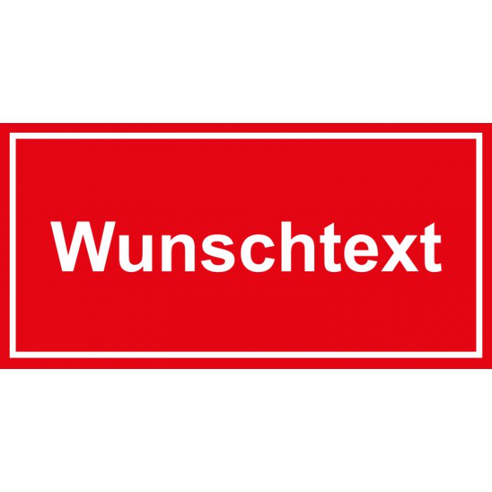 Wunschtext Schild | Fun-Kennzeichen mit Text | Geschenk